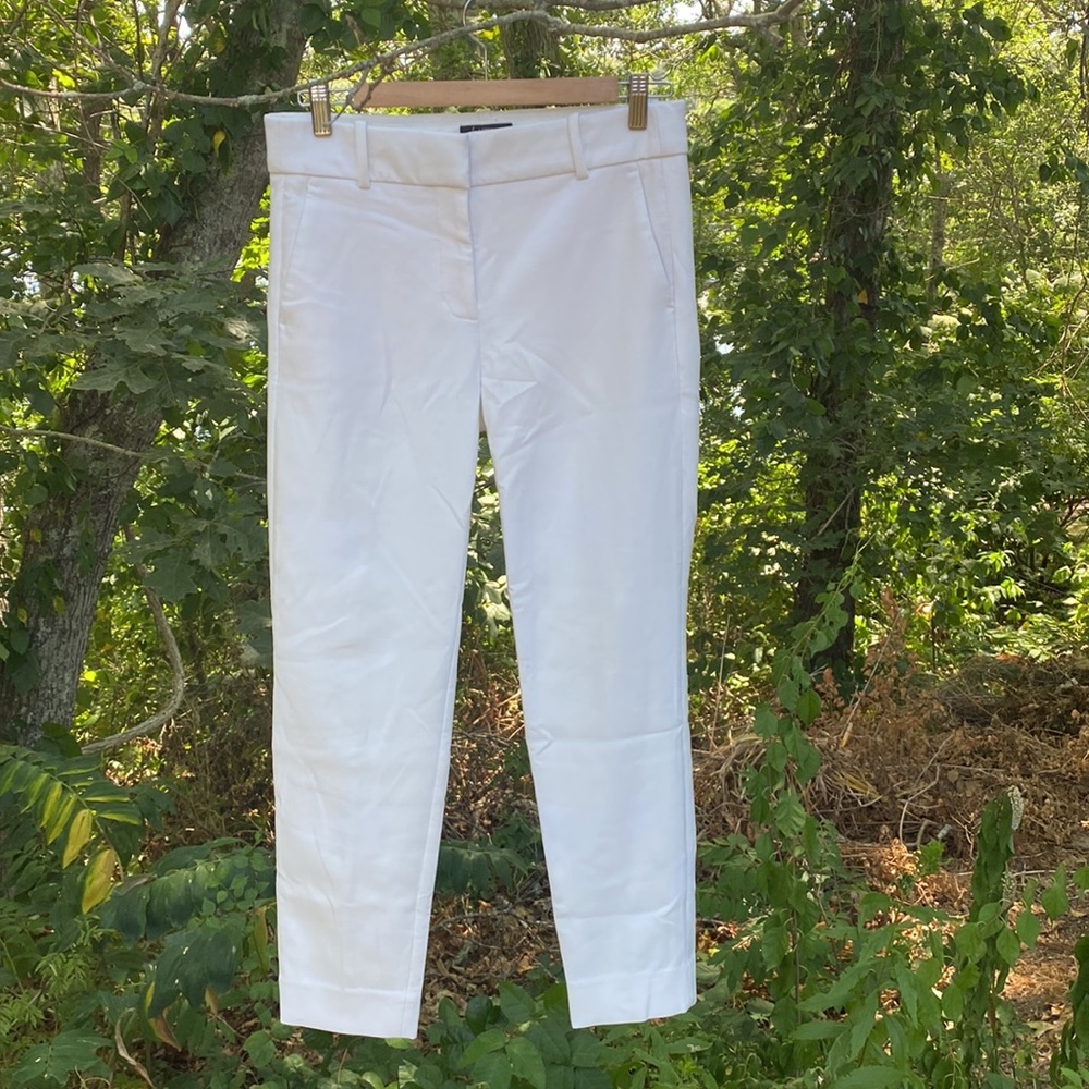 J.Crew Cameron Slim Crop Pant in four-season stretch Style G8547 White